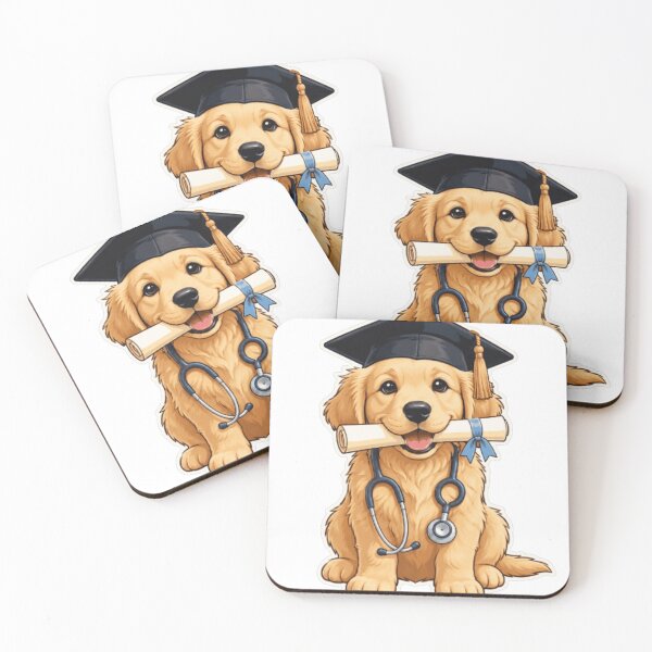 Item preview, Funny Pet Doctor Grad Vet Medicine Graduation Dog designed and sold by Uniqueauraaprints.