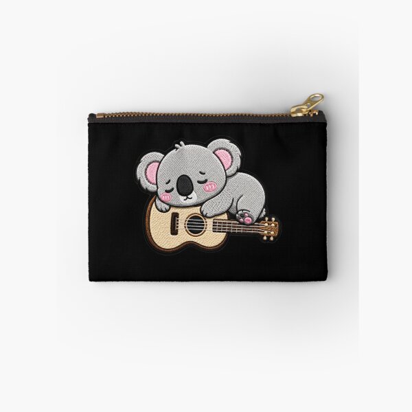 Item preview, Lazy Koala Guitar Embroidery Patch Cute Kawaii designed and sold by ColorSplash123.