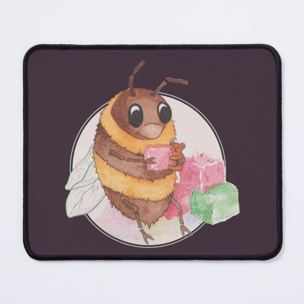 Item preview, Bee-Sweet Friends: Watercolour Bumblebee & Turkish Delight designed and sold by Englandbear.