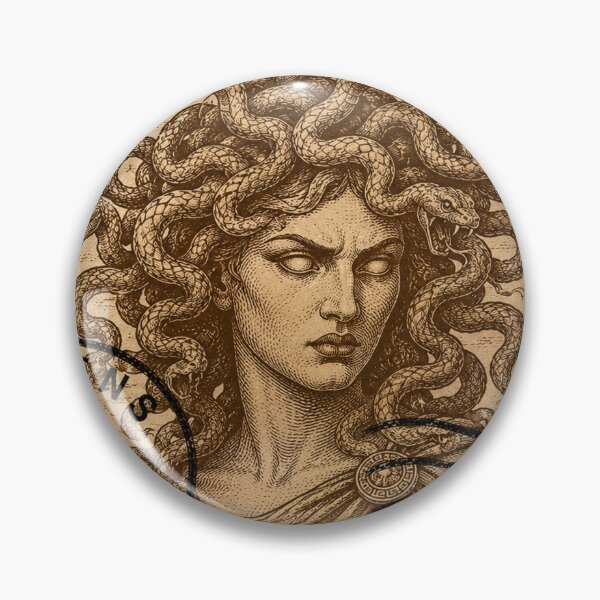 Item preview, Gorgon Postage Stamp - Medusa designed and sold by JJSizzleheimer.