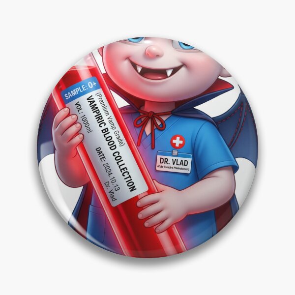 Item preview, Vampire Phlebotomist Medical Tech designed and sold by J&K.