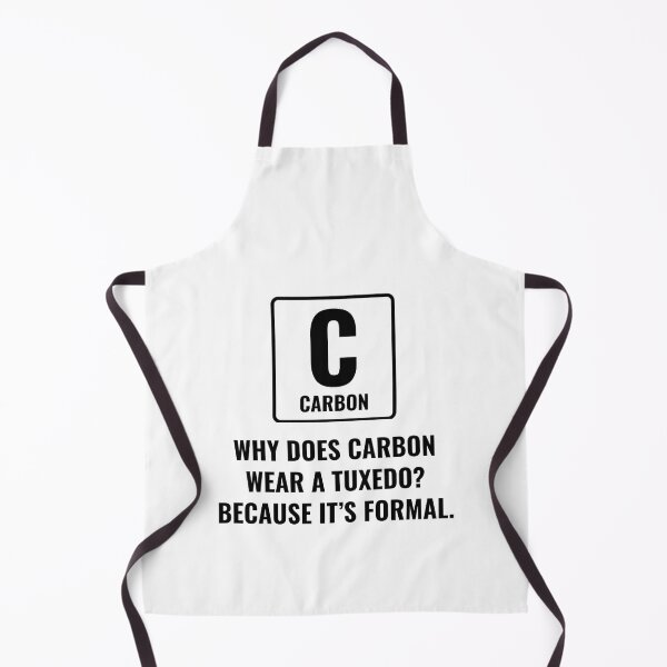 Item preview, Why does carbon wear Tuxedo? designed and sold by Brainy_Prints.