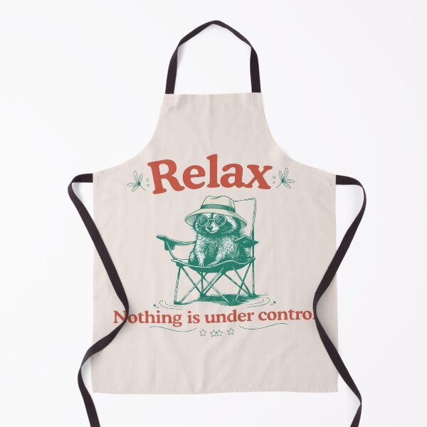 Item preview, Chill Raccoon Vintage, Relax Nothing Is Under Control Trash Panda, Summer Racoon, Raccoon Chilling Vibes designed and sold by toongstudio.