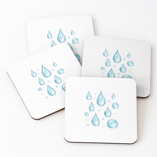 Item preview, Rain Drop PNG Sticker | Aesthetic Water Droplets Design designed and sold by Ishratparween11.