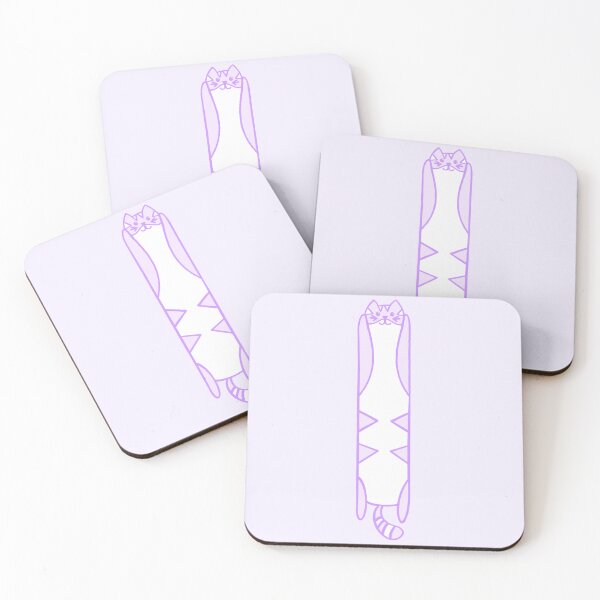 Item preview, Purple Long Cat designed and sold by Ro-s-creations.