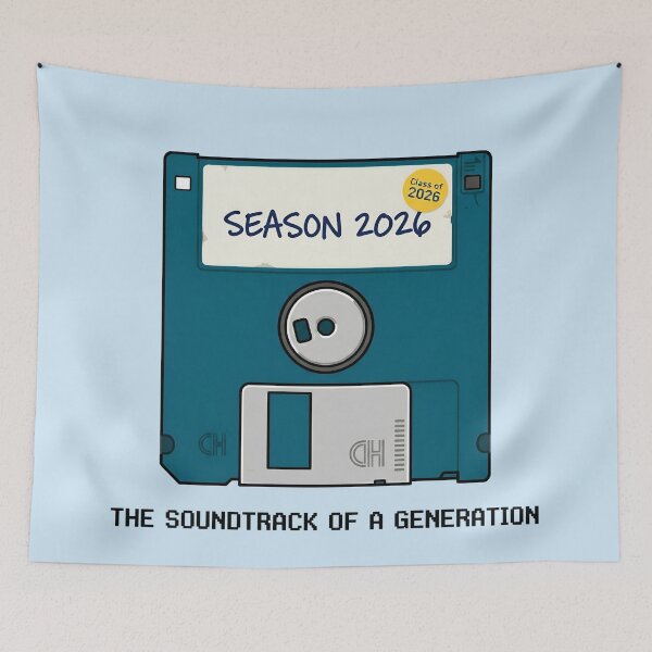 Item preview, Class of 2026 Soundtrack of a Generation Retro Floppy designed and sold by LeoLabs.