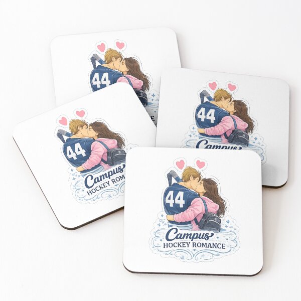 Item preview, Campus Hockey Romance Couple Sticker | College Hockey Love Aesthetic designed and sold by Artbysarmina.