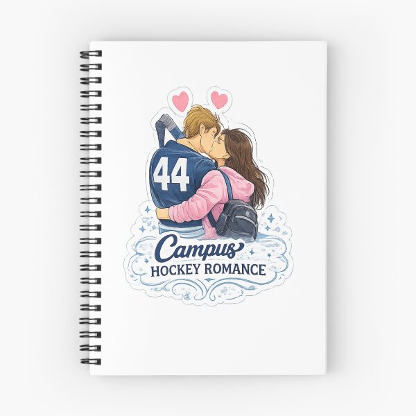 Item preview, Campus Hockey Romance Couple Sticker | College Hockey Love Aesthetic designed and sold by Artbysarmina.