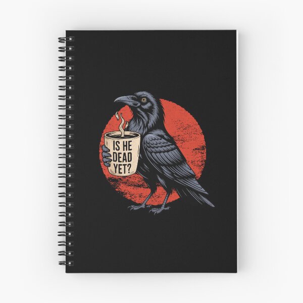 Item preview, is He Vintage Dead Yet Dark Crow Raven Bird Humor designed and sold by Randomera.
