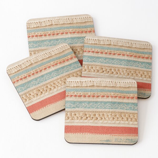 Item preview, Coastal Woven Raffia Summer Textile Pattern designed and sold by frumixart.