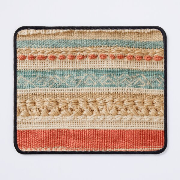 Item preview, Coastal Woven Raffia Summer Textile Pattern designed and sold by frumixart.