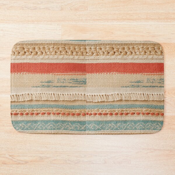 Item preview, Coastal Woven Raffia Summer Textile Pattern designed and sold by frumixart.