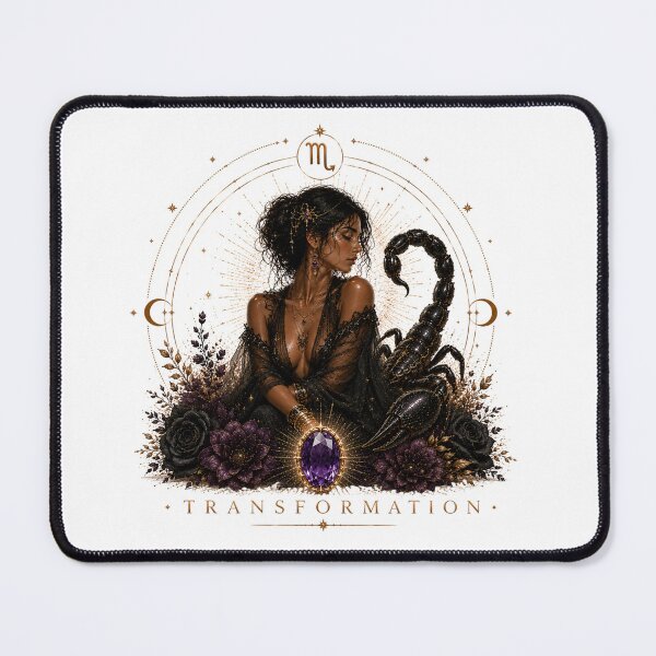 Item preview, Scorpio Zodiac Art - Mystical Transformation & Dark Siren Aesthetic designed and sold by KireaDesigns.