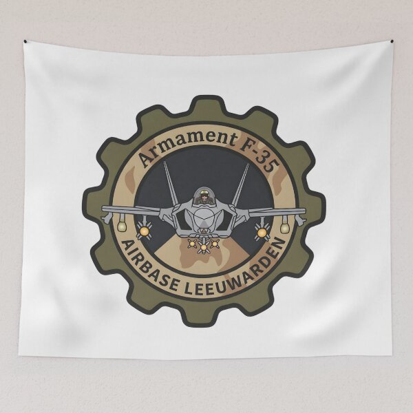 Item preview, Airbase Leeuwarden F-35 Armament Section Commemorative Patch designed and sold by CharlieDesings.