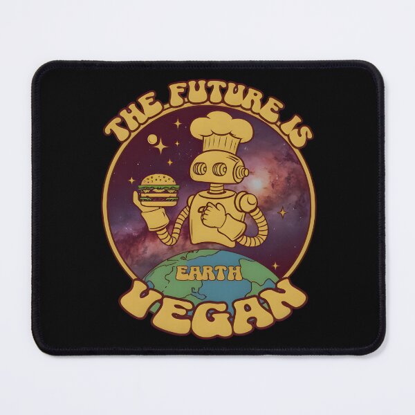 Item preview, The Future Is Vegan Robot Burger designed and sold by Playful-Monster.