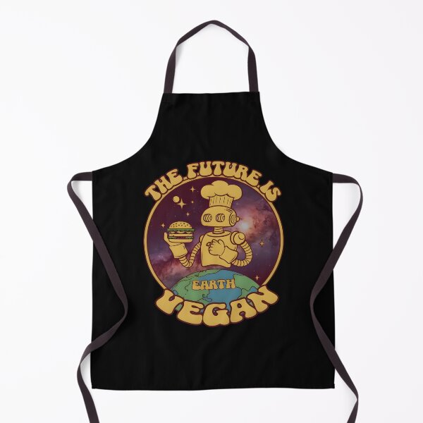 Item preview, The Future Is Vegan Robot Burger designed and sold by Playful-Monster.