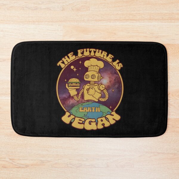 Item preview, The Future Is Vegan Robot Burger designed and sold by Playful-Monster.
