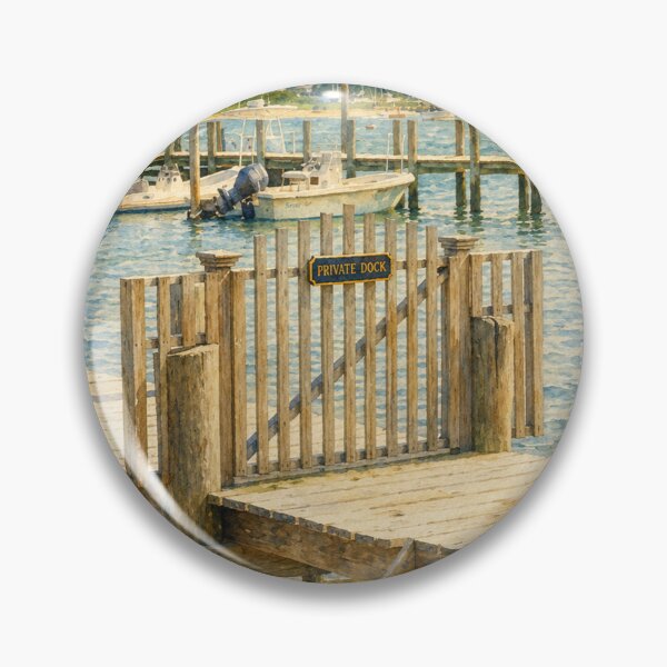 Item preview, Private Dock Daydream - Beachside Boat Dock on Martha's Vineyard designed and sold by Loveisthebtwd.