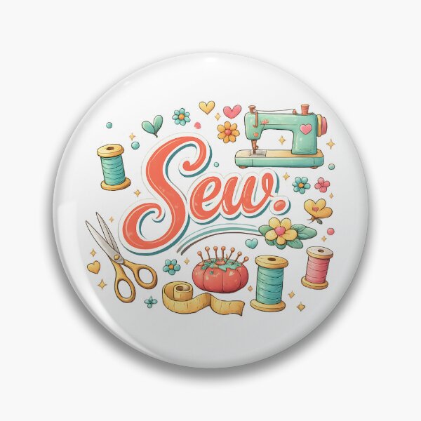 Item preview, Sew Retro Crafting Design – Cute Vintage Sewing Machine & Floral Sewing Art designed and sold by blankTeeShirt.