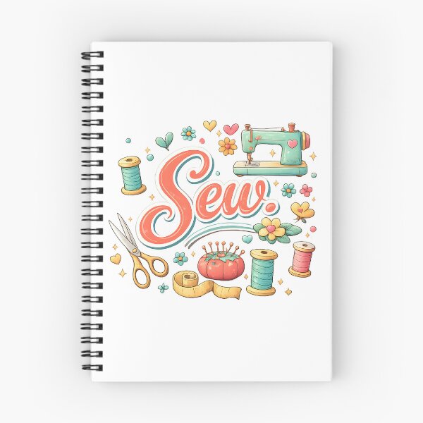 Item preview, Sew Retro Crafting Design – Cute Vintage Sewing Machine & Floral Sewing Art designed and sold by blankTeeShirt.