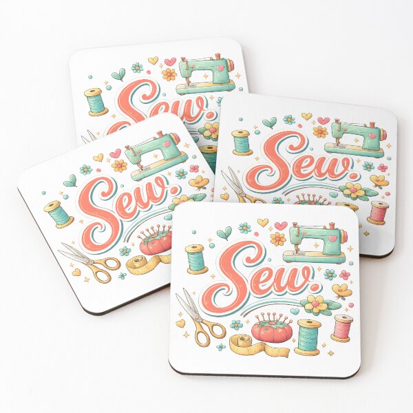 Item preview, Sew Retro Crafting Design – Cute Vintage Sewing Machine & Floral Sewing Art designed and sold by blankTeeShirt.
