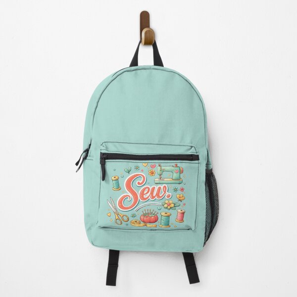 Item preview, Sew Retro Crafting Design – Cute Vintage Sewing Machine & Floral Sewing Art designed and sold by blankTeeShirt.