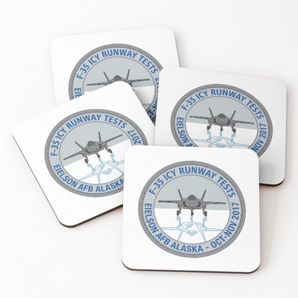 Item preview, F-35 Lightning II Icy Runway Tests Eielson AFB Alaska Commemorative Patch designed and sold by CharlieDesings.