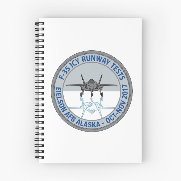 Item preview, F-35 Lightning II Icy Runway Tests Eielson AFB Alaska Commemorative Patch designed and sold by CharlieDesings.