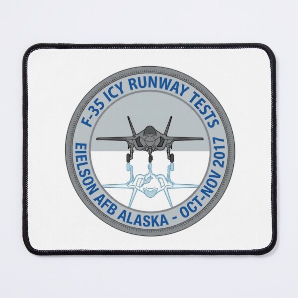 Item preview, F-35 Lightning II Icy Runway Tests Eielson AFB Alaska Commemorative Patch designed and sold by CharlieDesings.