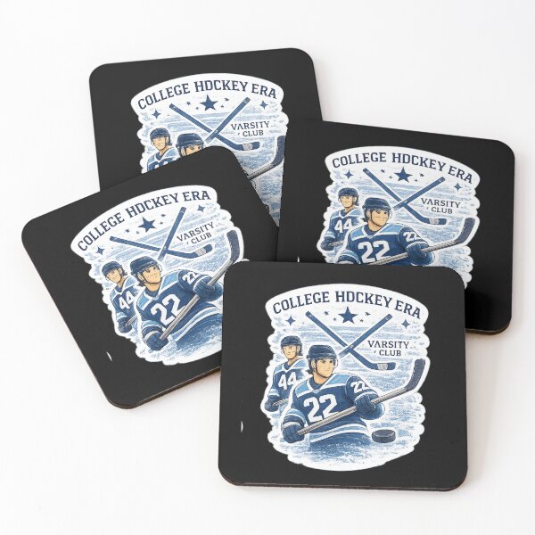 Item preview, College Hockey Era Varsity Club Sticker | Ice Hockey Aesthetic Design designed and sold by Artbysarmina.