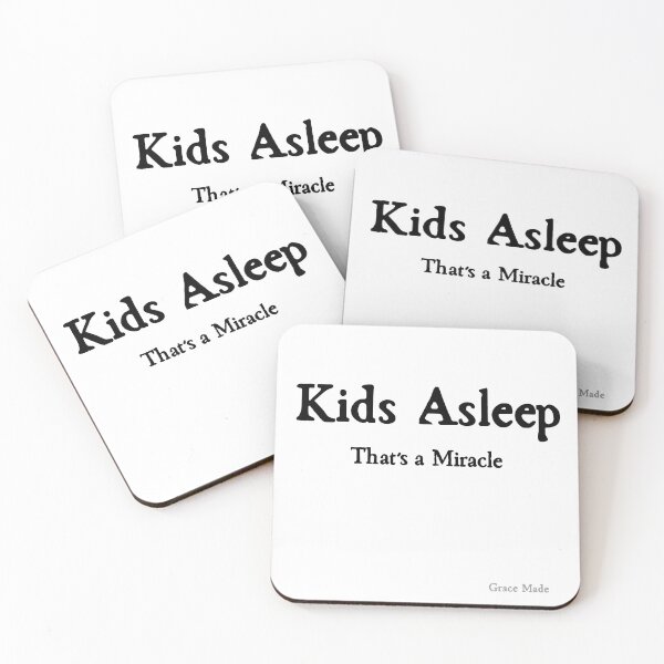 Item preview, Kids Asleep, That's a Miracle designed and sold by GraceMadeArt.