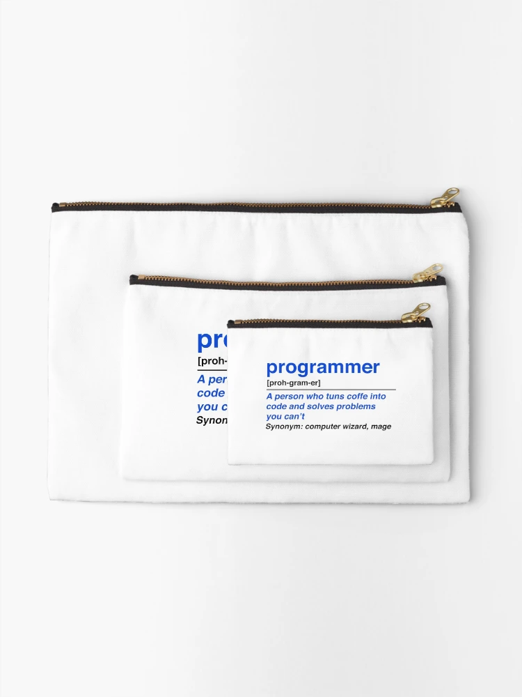 Thumbnail 2 of 4, Zipper Pouch, Programmer designed and sold by KeepOnCoding.