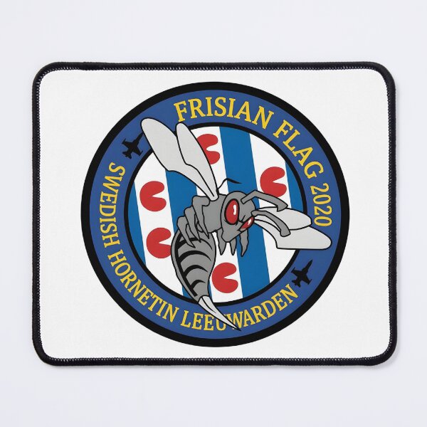 Item preview, Frisian Flag 2020 Swedish Hornetin Leeuwarden Emblem designed and sold by CharlieDesings.