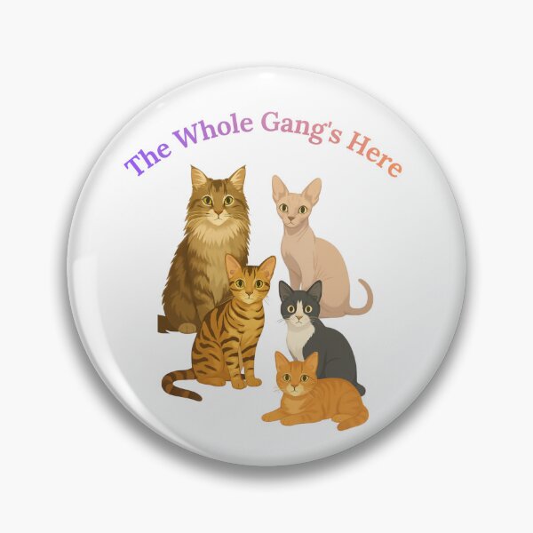 Item preview, Diverse Cat Squad – The Feline Council Design designed and sold by Inka Moon Design.