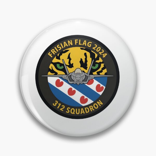 Item preview, Frisian Flag 2024 312 Squadron Tiger Emblem designed and sold by CharlieDesings.