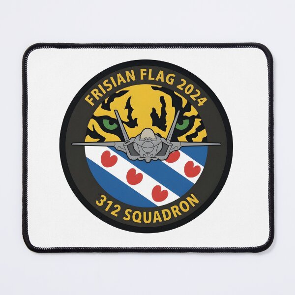 Item preview, Frisian Flag 2024 312 Squadron Tiger Emblem designed and sold by CharlieDesings.