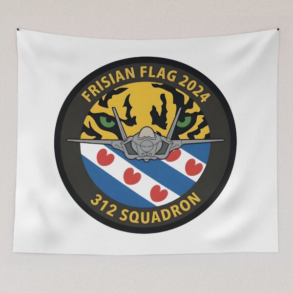 Item preview, Frisian Flag 2024 312 Squadron Tiger Emblem designed and sold by CharlieDesings.