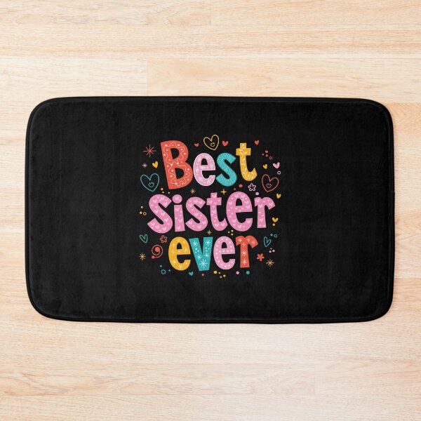 Item preview, Best Sister Ever Gift | Cute Colorful Typography Heart Stars Design designed and sold by FlatInkStudio.