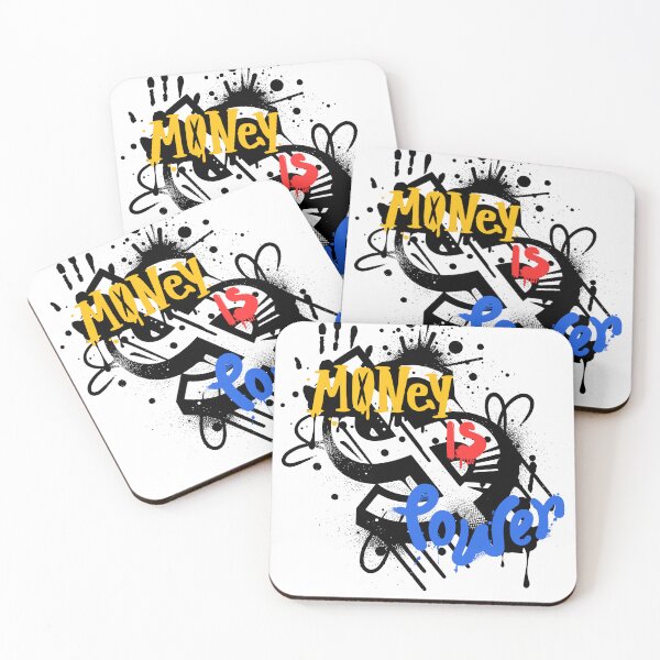 Item preview, Money Is Power Graffiti - Cool Urban Streetwear Quote designed and sold by thazinart.