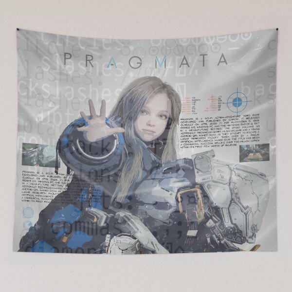Item preview, Pragmata Diana & Astronaut Industrial Graphic Art designed and sold by Shopunte.