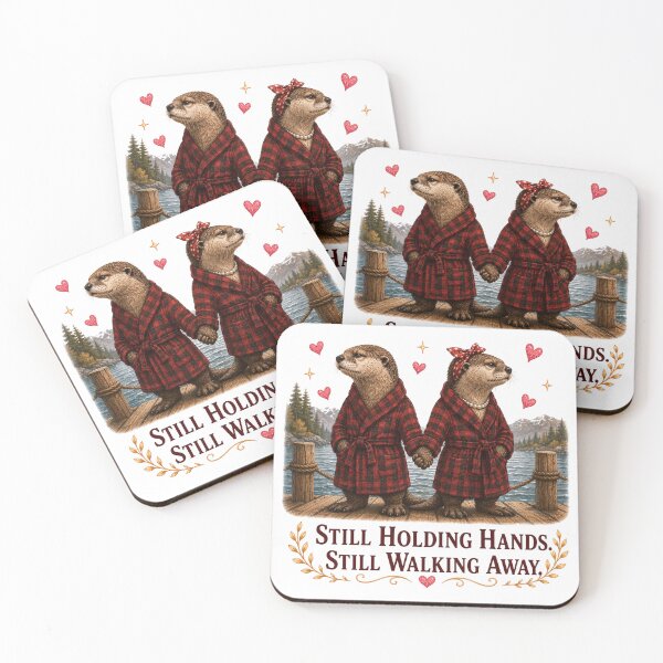 Item preview, Funny Otter Couple Significant Otter Anniversary Marriage Gift designed and sold by Gentlestate.