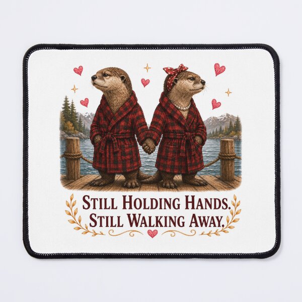 Item preview, Funny Otter Couple Significant Otter Anniversary Marriage Gift designed and sold by Gentlestate.
