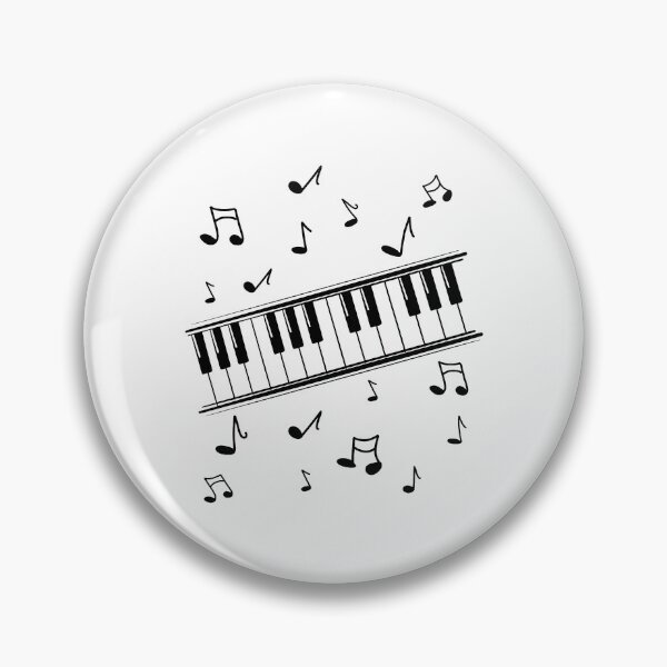 Item preview, Piano Keyboard 1980s Music Notes designed and sold by Randomera.