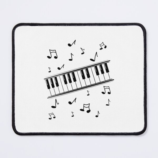 Item preview, Piano Keyboard 1980s Music Notes designed and sold by Randomera.