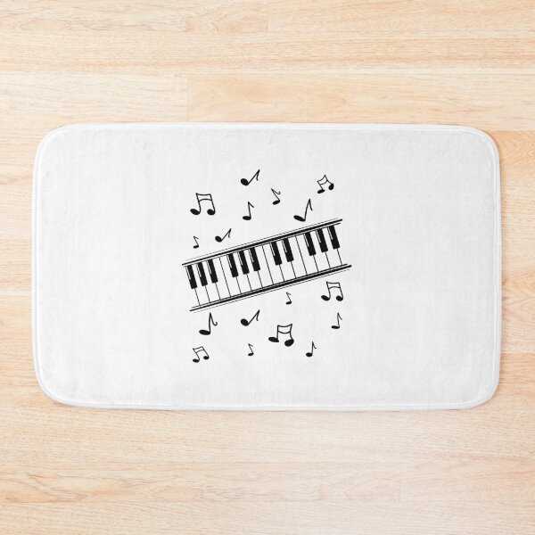 Item preview, Piano Keyboard 1980s Music Notes designed and sold by Randomera.