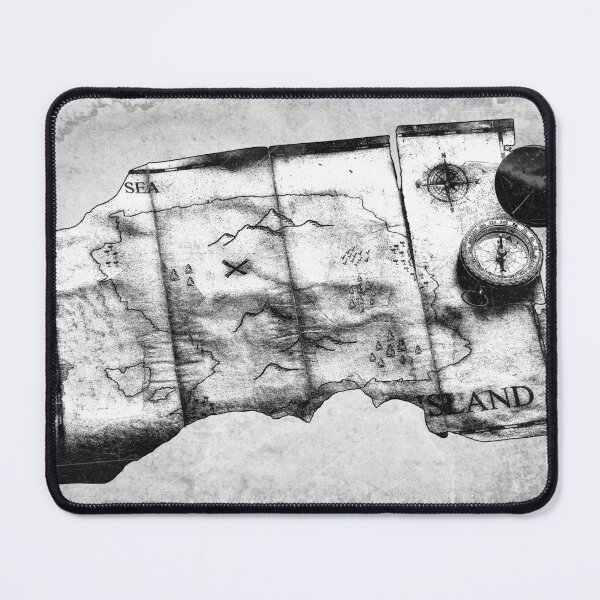 Item preview, Aged Pirate Treasure Map Compass Dark Adventure designed and sold by Ghoul Enterprises.