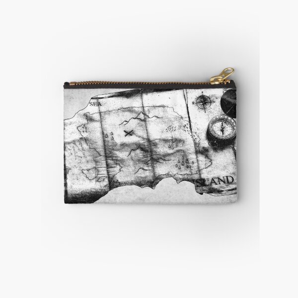 Item preview, Aged Pirate Treasure Map Compass Dark Adventure designed and sold by Ghoul Enterprises.