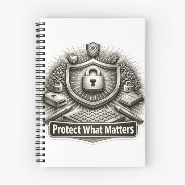 Item preview, ​Protect What Matters Cybersecurity Shield IT Tech Design designed and sold by JREEHBRAND.