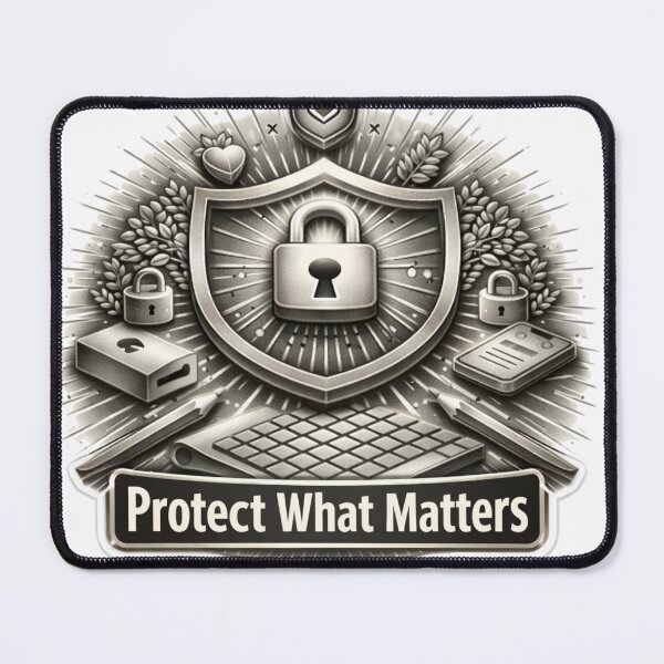 Item preview, ​Protect What Matters Cybersecurity Shield IT Tech Design designed and sold by JREEHBRAND.