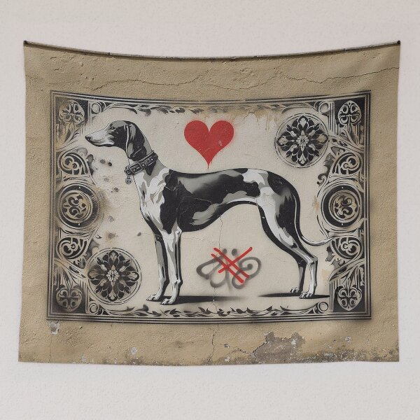Item preview, GALOGO - Street Variations - Galgo Stencil_No49 designed and sold by GALOGO – Art for Sighthounds & Animal Welfare.
